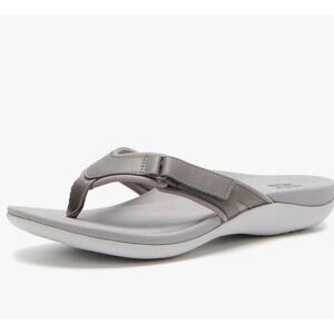ABEO Oasis Sport Flip 3113 Nickel Grey Orthotic Sandals Womens 7 New